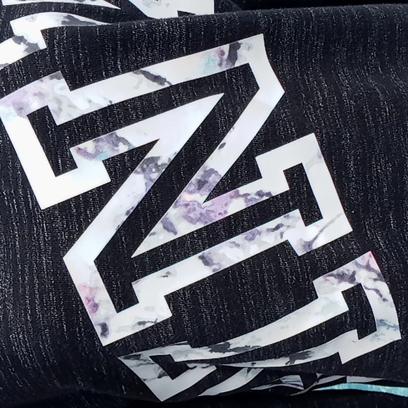 PINK By Victoria Secret Women's  Logo Campus Fleece Sweatshirt Size Small Black - Picture 4 of 12